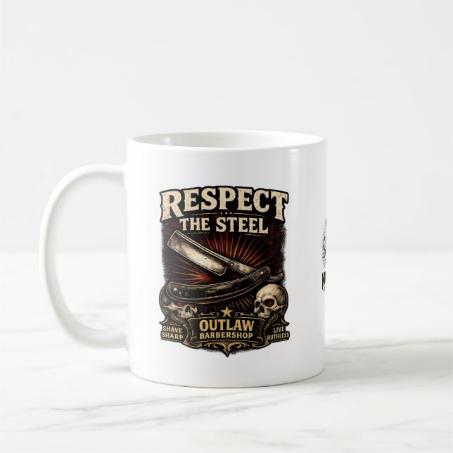 Taza De Café Respect the Steel Straight Mug (Izquierda)