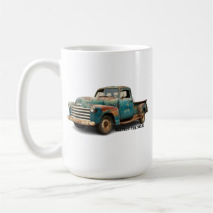 Taza De Café Respeta la camioneta vintage Relic divertido papá