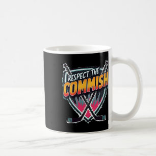 Taza De Café Respetar Al Comisionado Fantasía Hockey
