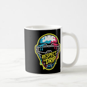 Taza De Café Respetar La Máscara De Portero De Hockey Drip Hock