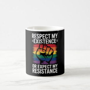 Taza De Café Respetar Mi Existencia O Esperar Mi Resistencia LG
