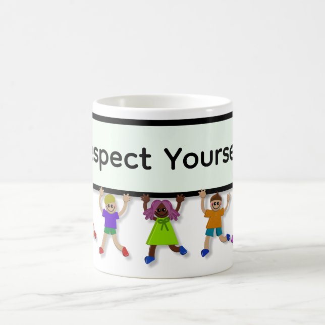 Taza de café Respétate a ti mismo (Centro)