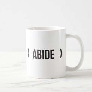 Taza De Café Respete - acorchetado - blanco y negro