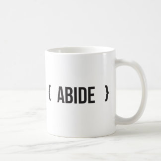 Taza De Café Respete - acorchetado - blanco y negro