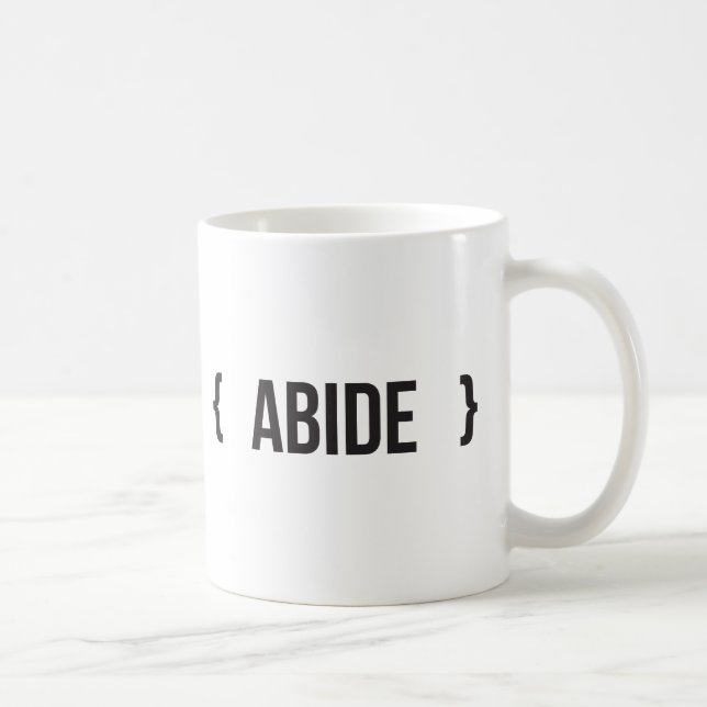 Taza De Café Respete - acorchetado - blanco y negro (Derecha)