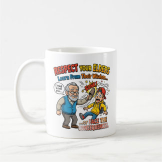 Taza De Café Respeten a sus mayores
