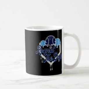 Taza De Café Respeto A La Placa De Béisbol Con Rociación