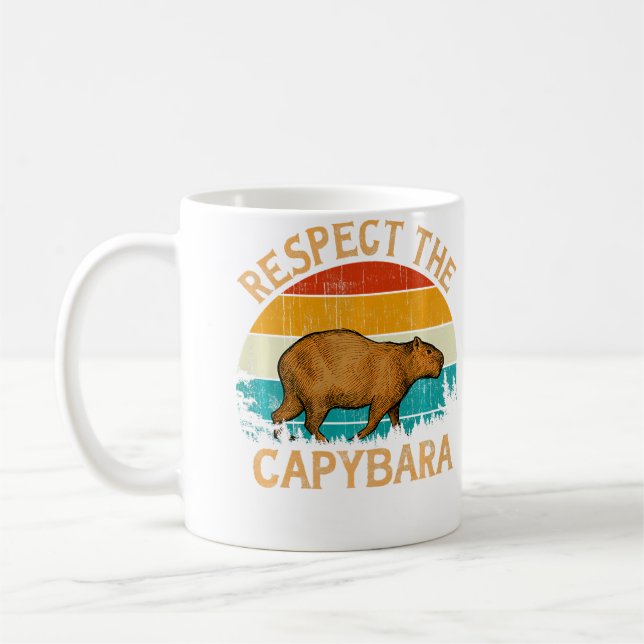 Taza De Café Respeto a los Animales Silvestres El Carpincho (Izquierda)