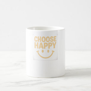 Taza De Café Resplandor en la felicidad - Elige Feliz