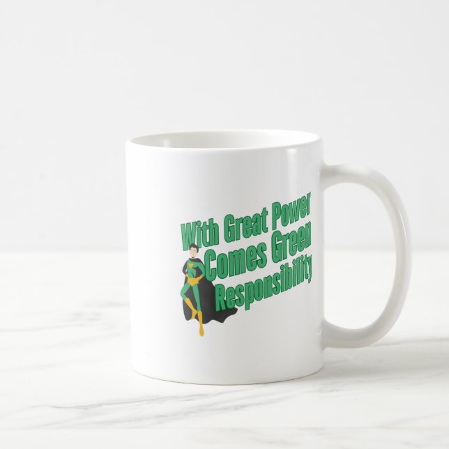 Taza De Café Responsabilidad Verde (Derecha)