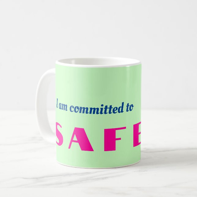Taza De Café responsable de la seguridad ambiental (Anverso izquierdo)