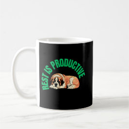 Taza De Café Rest Is Productive Self Care Mug for  Wellness