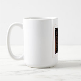 Taza de café restaurada del antiguo halcón de cobr