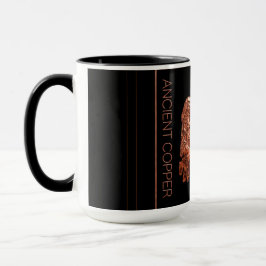 Taza de café restaurada del antiguo halcón de cobr