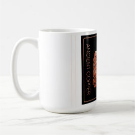 Taza de café restaurada del antiguo halcón de cobr