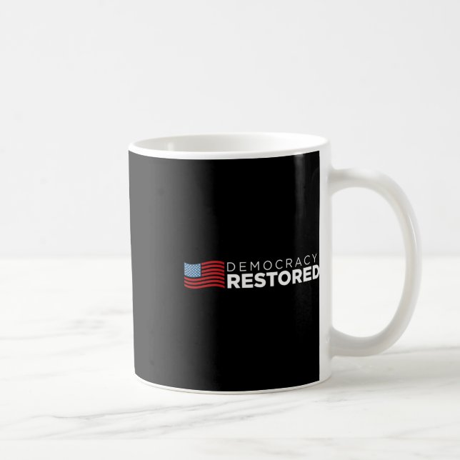 Taza De Café Restaurado 20 de enero de 2021 Biden Harris (Derecha)