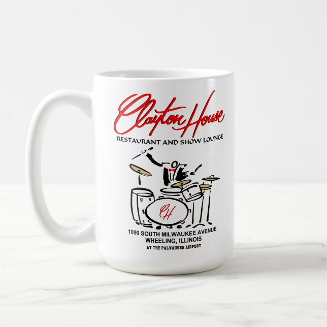 Taza De Café Restaurante Clayton House y Show Lounge, Wheeling (Izquierda)