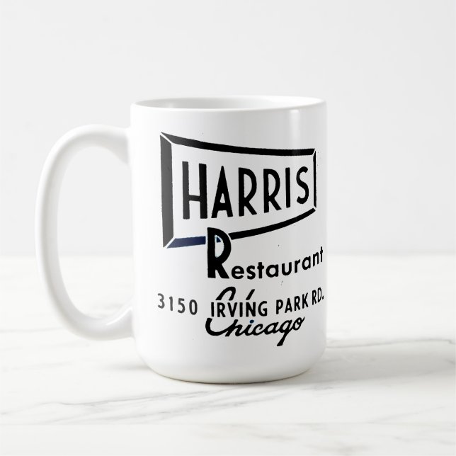 Taza De Café Restaurante Harris, Chicago, Illinois (Izquierda)