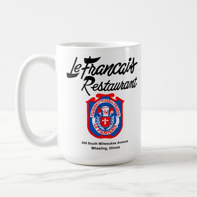 Taza De Café Restaurante Le Francais, Wheeling, Illinois (Izquierda)
