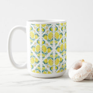 Taza De Café Restaurante mediterráneo Lemons café mug
