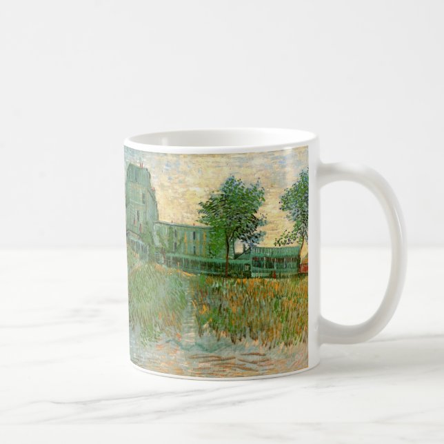 Taza De Café Restaurante Sirene, Asnières de Vincent van Gogh (Derecha)