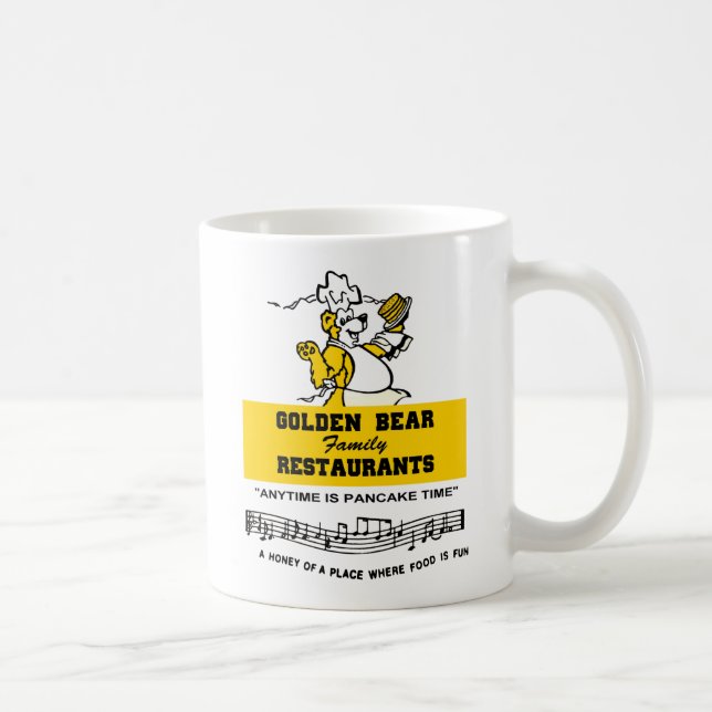 Taza De Café Restaurantes de Oso Dorado de Illinois (Derecha)