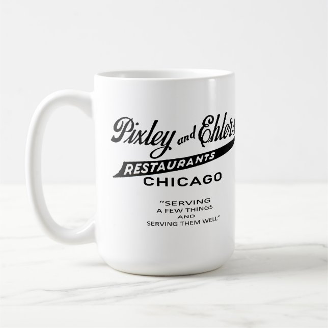 Taza De Café Restaurantes Pixley y Ehlers, Chicago, IL (Izquierda)