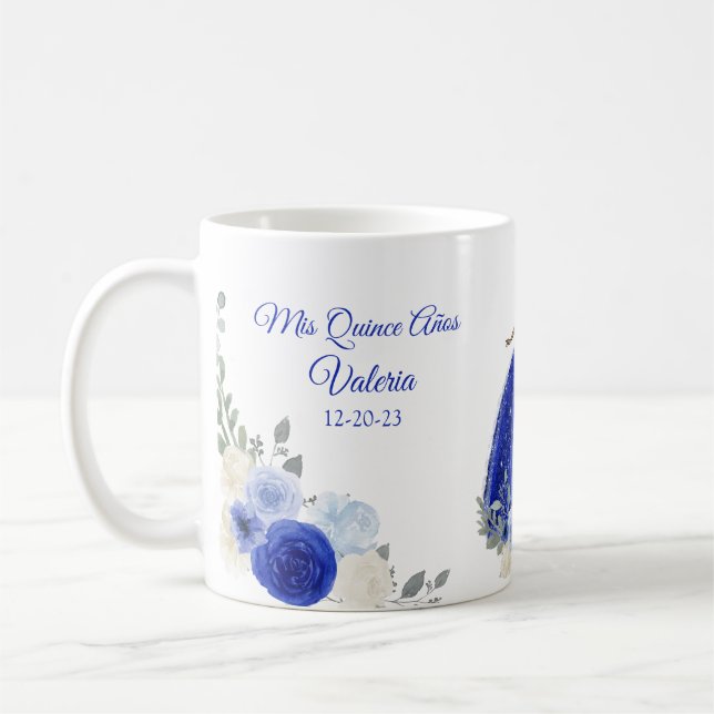 Taza De Café Resto de membrillo azul o dulce 16 Mug (Izquierda)