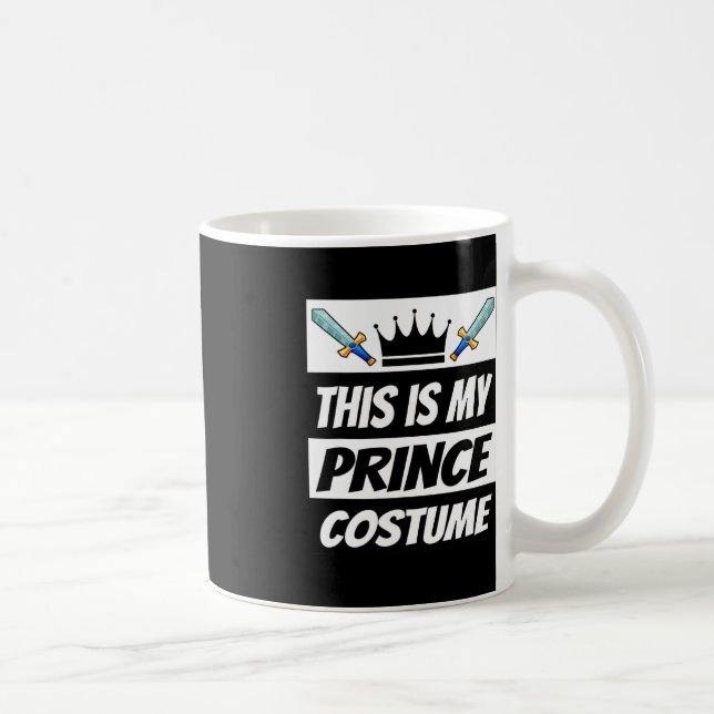 Taza De Café Resto príncipe disfraz divertida disfraz Halloween (Derecha)