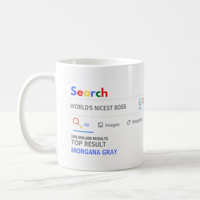 Taza De Café Resultado de la búsqueda principal más NICEST BOSS (Izquierda)