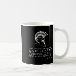 Taza De Café Resultado del hábito - Filosofía griega antigua - 