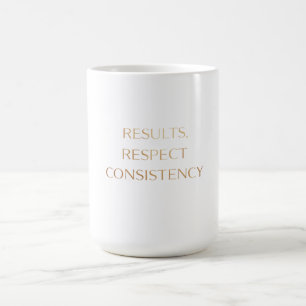 Taza De Café Resultados Respetan la Consistencia Motivación d