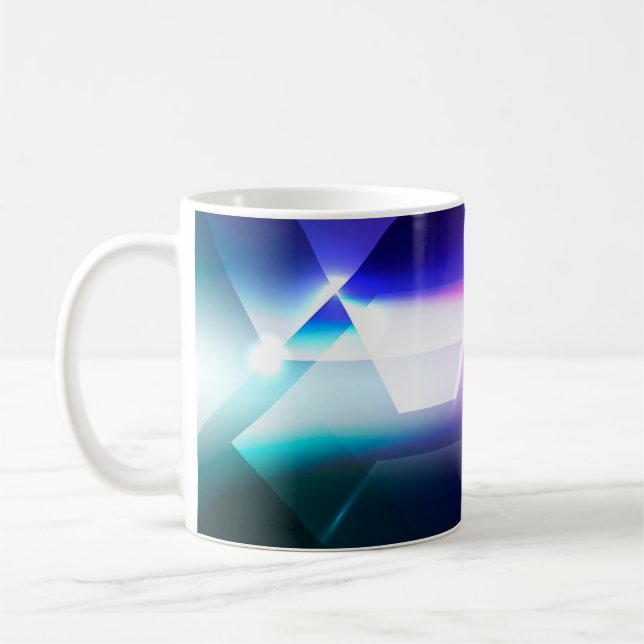 Taza De Café Resumen abstracto de la forma exagerada abstracto, (Izquierda)