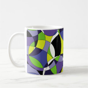 Taza De Café Resumen abstracto de patrones abstractos de color