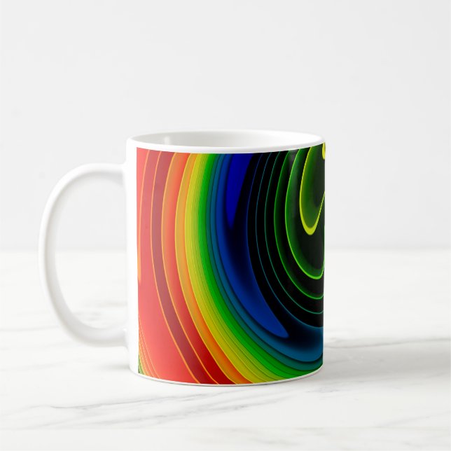 Taza De Café Resumen Art 111 Mug (Izquierda)