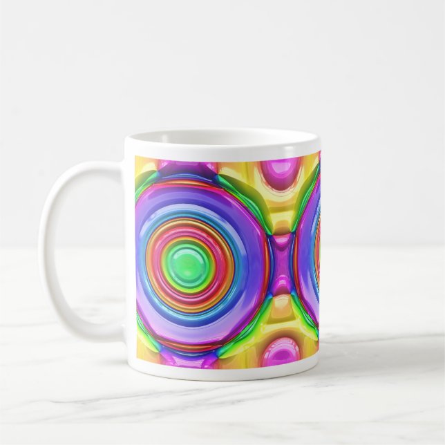 Taza De Café Resumen Art 119 Mug (Izquierda)