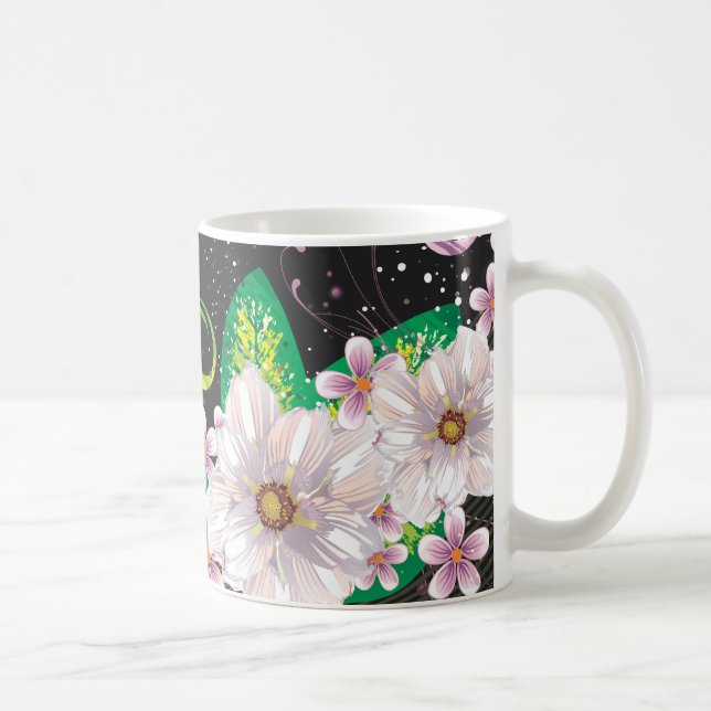 Taza De Café Resumen Art 45 Mug (Derecha)
