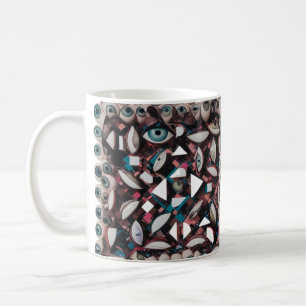 Taza De Café Resumen Arte geométrico ocular - Surreal moderno