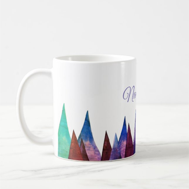 Taza De Café Resumen Arte personalizado Mug (Izquierda)