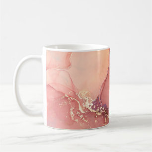 Taza De Café Resumen beige, fondo marrón, papel pintado. Mezcla