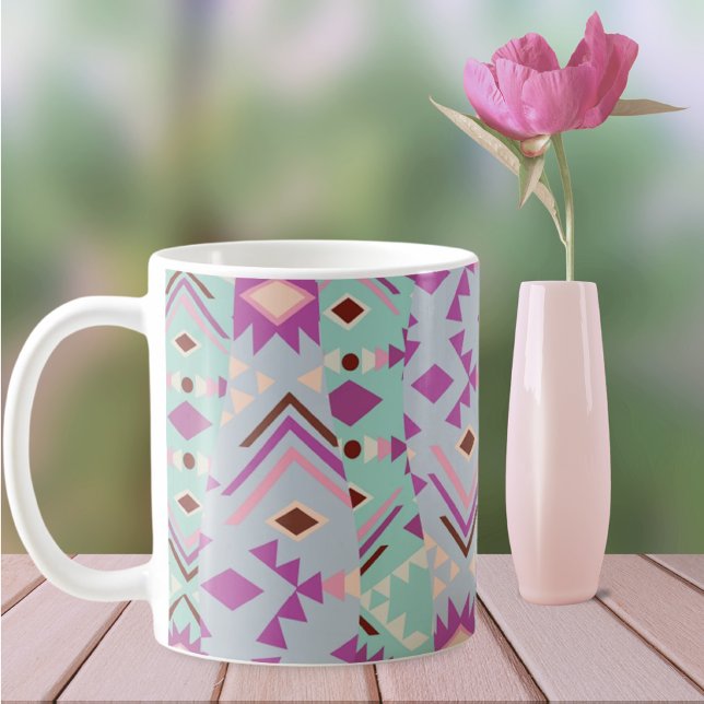 Taza De Café Resumen Boho Aztec Mug (Subido por el creador)