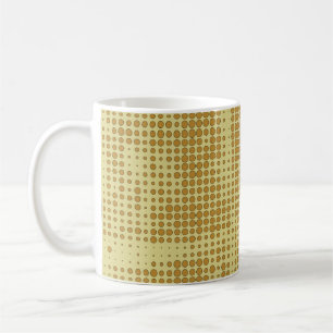 Taza De Café Resumen caótico halfton. Textura de puntos. Futuri