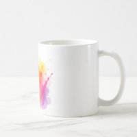 Resumen Color de pintura Mug cerámico - Artístico 