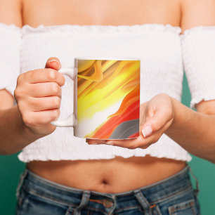 Taza De Café Resumen colorido