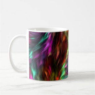 Taza De Café Resumen Colorido De Fondo Prismático De Piel-24605