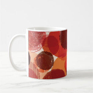 Taza De Café Resumen Coloroso Colorante de Patrones Sin Marea