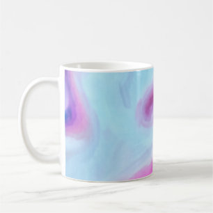 Taza De Café Resumen de antecedentes surrealistas. Muy colorido