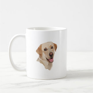 Taza De Café Resumen de arte de labrador