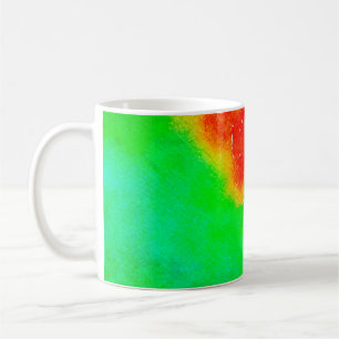 Taza De Café Resumen de arte de textura rica. Patrones creativo