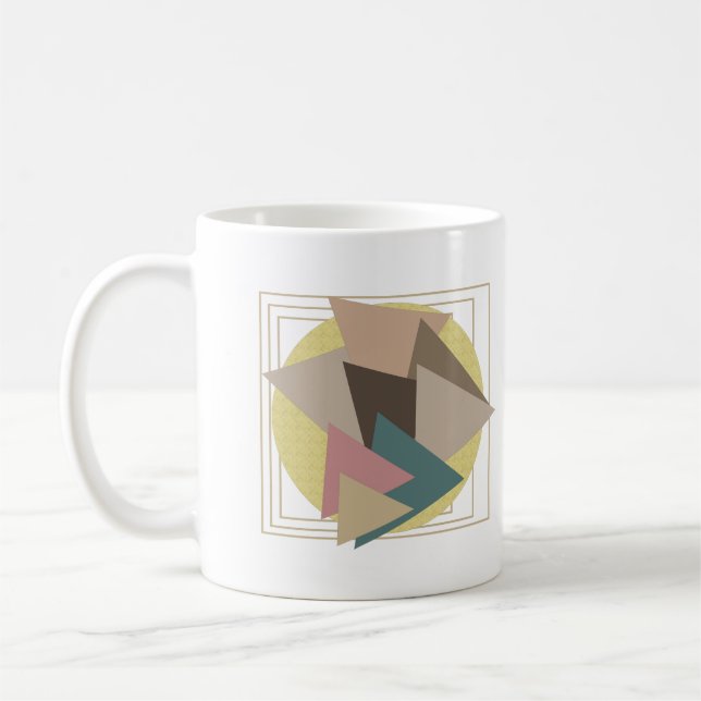 Taza De Café Resumen de arte geométrico moderno